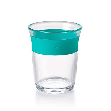 OXO Tot Cup for Big Kids with Non Slip Grip, Teal